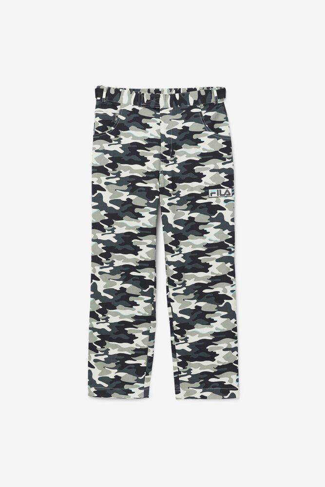 Fila Brigade Camos Black Pants Mens - NZ 64308-QJZR